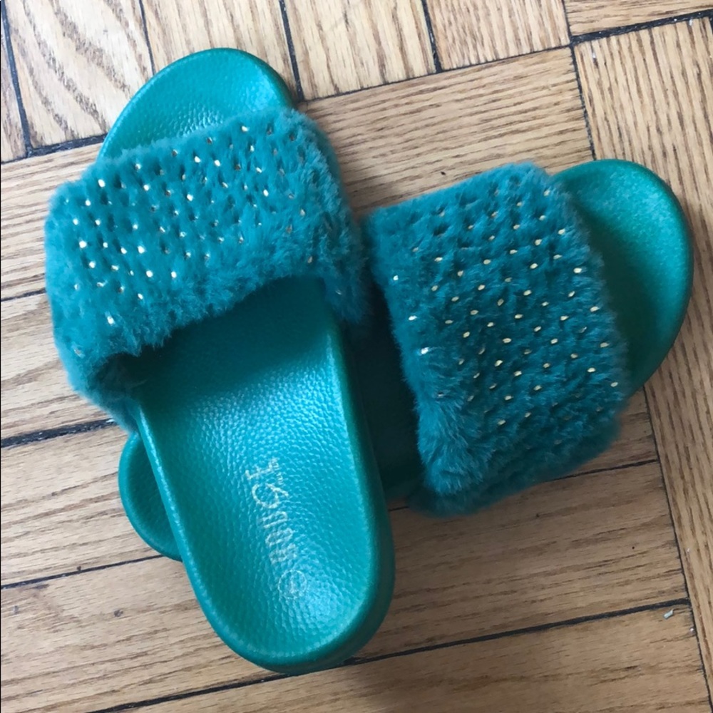 Green Fur Slides